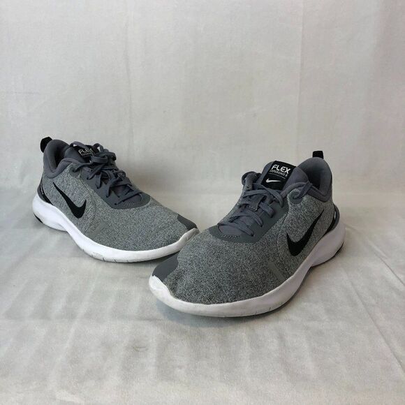 Nike Mens Flex Experience Rn 8 AJ5900-012 Gray Running Shoes Sneakers Size 7.5 - Picture 1 of 8